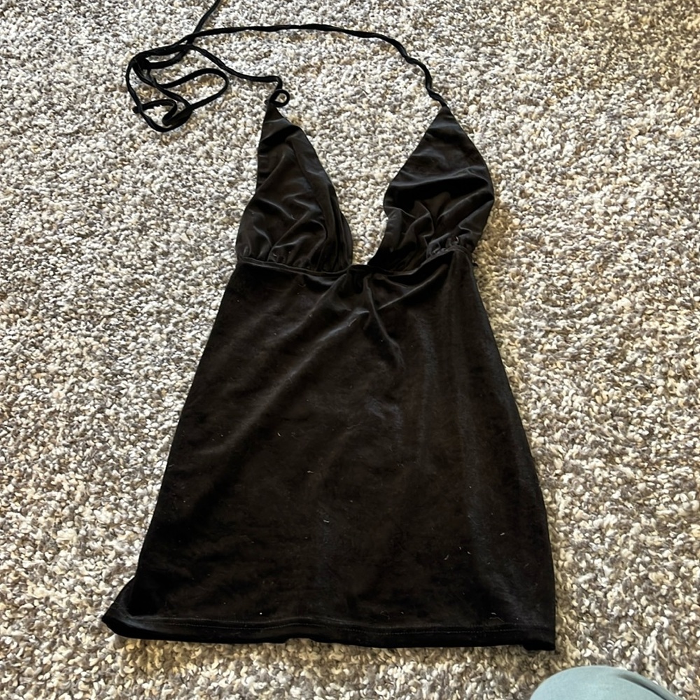TOBI BLACK MINI Backless dress size xs